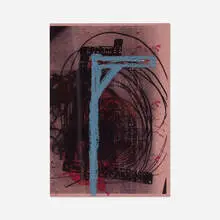Oscar Murillo, Untitled, 2016, oil, oil stick and inkjet on paper