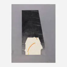 Michelle Stuart, Untitled, graphite, watercolor and silver paint on paper