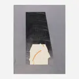 Michelle Stuart, Untitled, graphite, watercolor and silver paint on paper