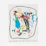 Sadaharu Horio, The Armory Show 3 Mar 2017 (from the Art Vending Machine project), 2017, acrylic, chalk pastel and charcoal on paper