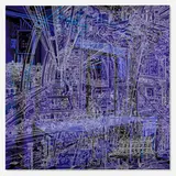 Kentaro Hiramatsu, Park-b-4, 2015, acrylic on canvas