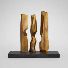 John Milne, Maenads, 1976, bronze, stone