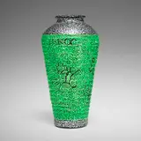 La II, Untitled (Amphora), c. 1990, painted ceramic