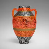 La II, Untitled (Vase), c. 1990, painted earthenware