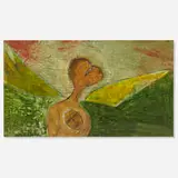 Jamali, Untitled, pigmentation on cork