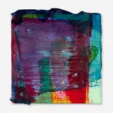 Jon Pestoni and Alex Hubbard, My Other Painting is a Julian Schnabel, 2018, mixed media on canvas