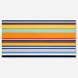 Jennifer Marman and Daniel Borins, Sports Stripes, 2011, nylon on wood