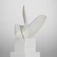 Untitled by Jack Zajac, 1970, marble, sold May 2025