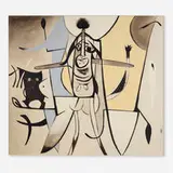 Walter Quirt, Puberty, 1951, oil on canvas