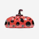 Naoshima Pumpkin by Yayoi Kusama, 2019, lacquered resin, sold May 2025
