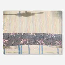 Shezad Dawood, MGH 03, 2013, acrylic on vintage textile