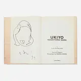 Yoshitomo Nara, Ukiyo signed book with drawing, 1999, bound printed paper, marker
