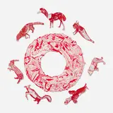 Kenichi Yokono, The Circle of Landscape, 2004-06, carved wood, enamel and tape