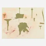 Martin Mull, New York Fall, 1994, oil and chalk on paper