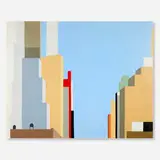 Robert Herrmann, West 41st Street, 1962-63, oil on board