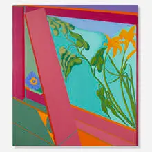 Study for Porch Painting by Jack Beal, c. 1970, oil on canvas, sold May 2025