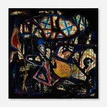 Rolph Scarlett, Untitled, c. 1965, oil on panel