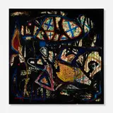 Rolph Scarlett, Untitled, c. 1965, oil on panel