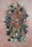 Leon La Teper, Abstract, Oil on canvas