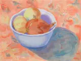 Johanna Pillischer, Onions, Oil on canvas
