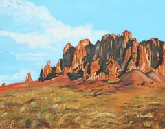 N. Borkovich, Grand Canyon, Oil on canvas