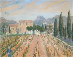 Malcom, Orchard, Oil on canvas