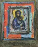 R. M. Gavin, Madonna and Child, Oil on board