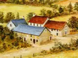 Derek Eastoe, Chiltern Farm Stead, Oil on masonite