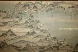 Anonymous, Map of Japan, Ink and color on paper scroll