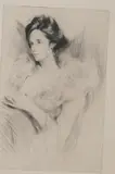 Edgar Chahine, Portrait of a Lady
