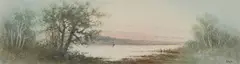 Francis Orr, Leading to the Water, Watercolor