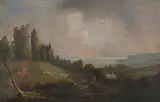 Penrice Castle by Alexander Williams, Oil on board, sold Sep 2007