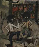 Bernice Cross, Cake Walk, Oil on canvas
