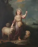 Bartolomé Esteban Murillo, Untitled, THE LAMB OF GOD, oil on canvas