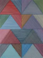 Madeleine Keesing, Untitled, Colored pencil on paper