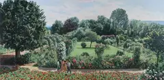 Giverny by Frank Wright, Oil on canvas, offered Sep 2007