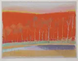Wolf Kahn, Sonesta, Silkscreen