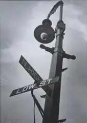 Intersection of High St by A. Aubrey Bodine, Silver gelatin print, sold Sep 2007