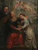 The Education of the Virgin by Peter Paul Rubens, Oil on canvas, sold Sep 2007