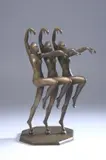 Henri Lauter, Three Dancers, Bronze