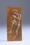 Bruno Lucchesi, After the Bath, Bronze relief plaque