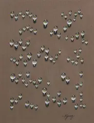 Kyoung, "Drops of Water", Oil on canvas, signed