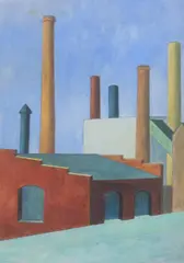 Ben Harper, Untitled, PENNSYLVANIA FACTORY, gouache on paper