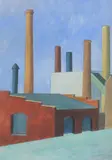 Ben Harper, Untitled, PENNSYLVANIA FACTORY, gouache on paper