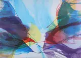 Abstract Colors by Paul Jenkins, Color lithograph, sold Nov 2007