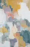 Dina Werfel, Abstract in Muted Colors, Oil on canvas