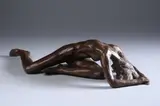 J.A. Finelli, Prostrate Nude Female, Bronze, signed on foot '© Finelli'