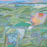 Robert Wirth, I Think Every Day of Cornwall, Acrylic on canvas