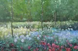 Liang Richardson, Wildflowers at Forest'S Edge, Oil on canvas
