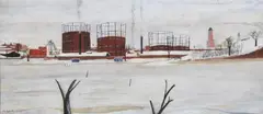 Frank H. Morgereth, Spring Gardens, Oil on masonite